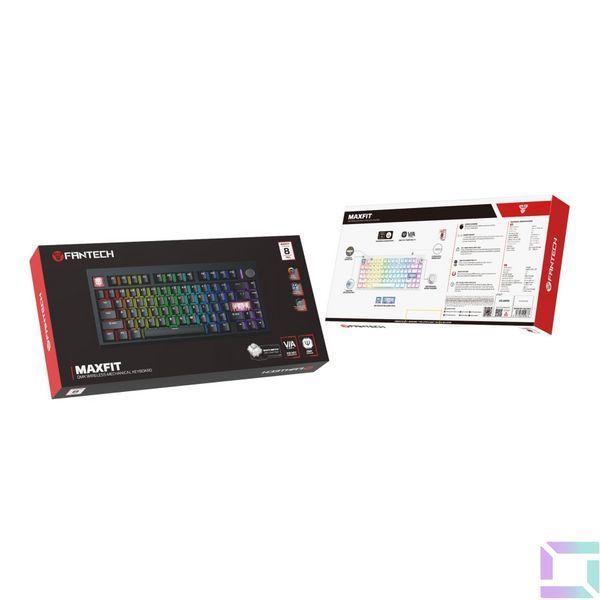 Клавиатура Игровая беспроводная FANTECH MAXFIT8 MK921 White Switch Черный 6977052252852 фото
