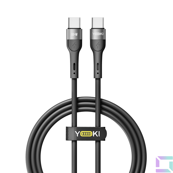 USB YOKI EXTRA YK-EX11 Type-C to Type-C 60W 1.2m Цвет Белый 6907858579075 фото