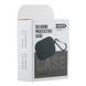 Футляр Silicone Fashion Case with Hook для Airpods 1/2 Black 2020000441847 фото 3