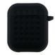 Футляр Silicone Fashion Case with Hook для Airpods 1/2 Black 2020000441847 фото 1