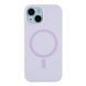 Чехол Glow Silicone Case with Magsafe для iPhone 15 Light purple 2020000454748 фото