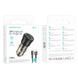 Автомобільний Зарядний Пристрій Borofone BZ23 1USB QC18W+Micro Прозоро-чорний 6941991106910 фото 2