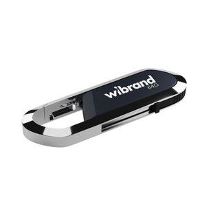 USB флеш-накопичувач Wibrand 64gb Aligator Колір Чорний 4820124250329 фото