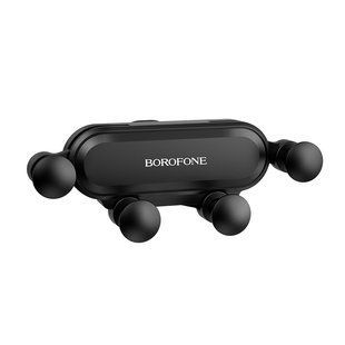 Автодержатель Borofone BH19 Eddie Gravity Черный 6931474721204 фото