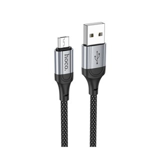 Кабель USB Hoco X102 Micro 2.4A Колір Чорний 6942007608763 фото