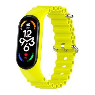 Ремінець для Xiaomi Mi Band 5/6/7 Ocean Band Yellow 2020000421993 фото