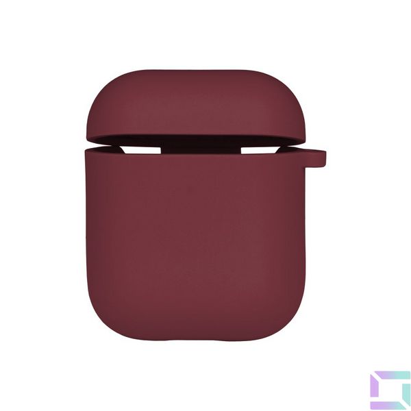 Чехол Silicone Case with microfibra для Airpods 1/2 Цвет 39.Elegant purple 2020000367949 фото