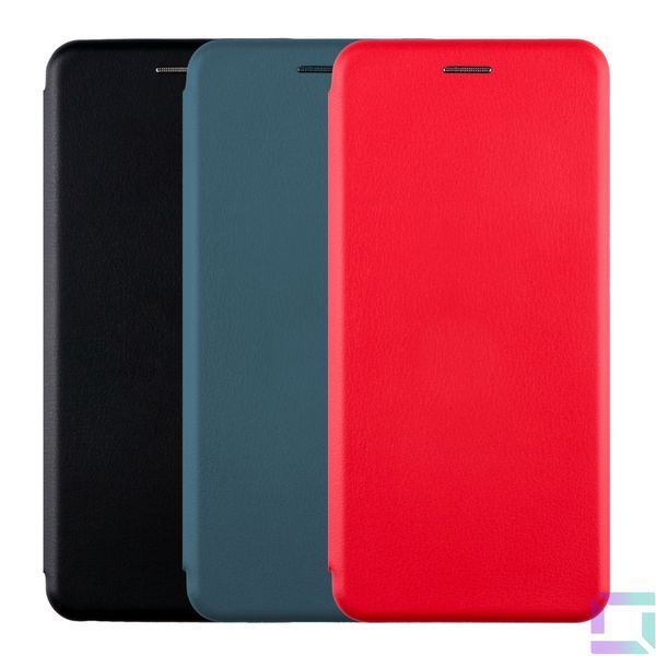 Чохол-книжка шкіра для Xiaomi Redmi Note 13 Pro 4G/Poco M6 Pro 4G/Redmi Note 14S Red 2020000436164 фото