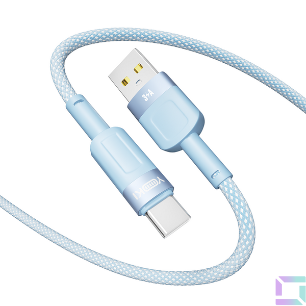 USB YOKI STYLE YK-ST41 Type-C 3A 1.2m Цвет Розовый 6907858579723 фото