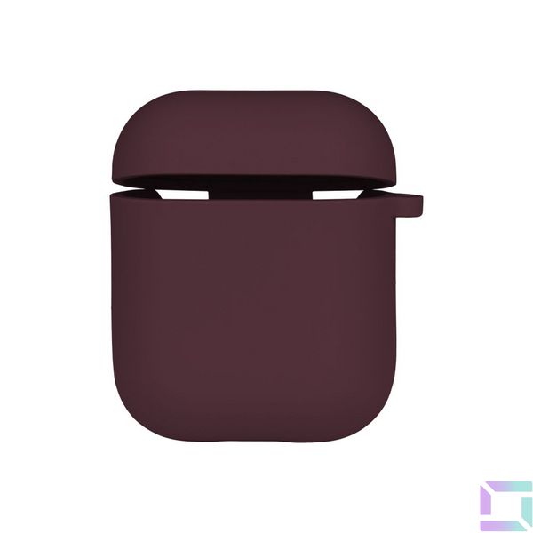 Чохол Silicone Case with microfibra для Airpods 1/2 Колір 39.Elegant purple 2020000367949 фото