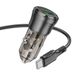 Авто Зарядное Устройство Borofone BZ23 1USB QC18W+Type-C Цвет Прозрачно-черный 6941991106927 фото 7