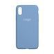 Чехол Silicone Case Full Size (AA) для iPhone Xr 24.Azure 2020000150572 фото
