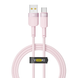 USB YOKI STYLE YK-ST41 Type-C 3A 1.2m Цвет Розовый 6907858579723 фото 1