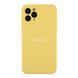 Чехол Silicone Case Square Full Camera для iPhone 11 Pro Max 04.Yellow 2020000281375 фото