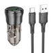 Авто Зарядное Устройство Borofone BZ23 1USB QC18W+Type-C Цвет Прозрачно-черный 6941991106927 фото 2