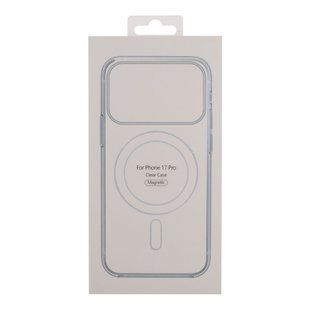 Чохол TPU Clear Case with Magsafe для iPhone 17 Pro Transparent 2020000482901 фото