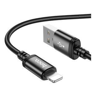Кабель USB Hoco X89 Lightning 2.4A 2m Чорний 6942007646451 фото