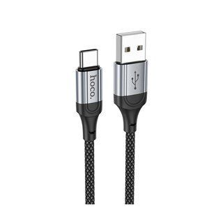 Кабель USB Hoco X102 Type-C 3A Чорний 6942007608770 фото