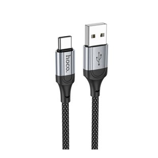 Кабель USB Hoco X102 Type-C 3A Колір Чорний 6942007608770 фото