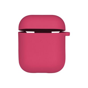 Чехол Silicone Case with microfibra для Airpods 1/2 Цвет 38.Shiny pink 2020000367994 фото