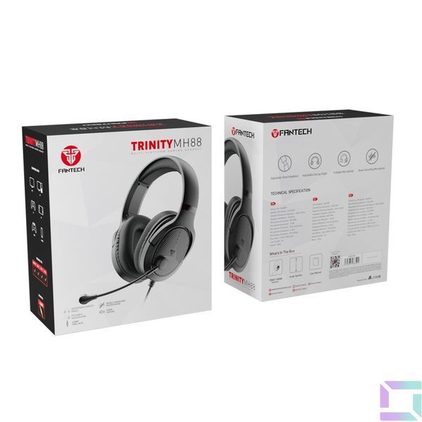 Игровые Наушники FANTECH MH88 Trinity Черный 6972661283594 фото