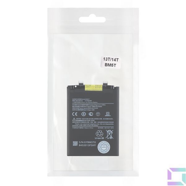 Акумулятор для Xiaomi 13T / 14T / Redmi Note 13 Pro / Poco M6 Pro / X6 Pro / BM5T AAAA no LOGO 2020000498391 фото