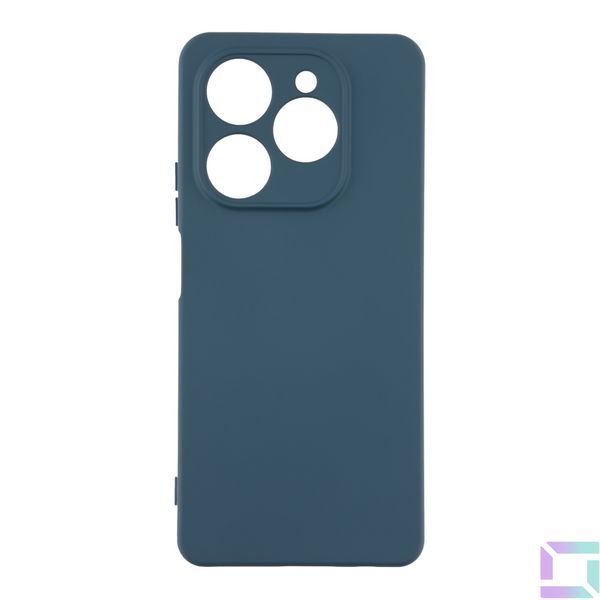 Чехол Silicone Cover Full Camera (A) для Tecno Spark 20 Pro (KJ6) 08.Dark Blue 2020000407058 фото