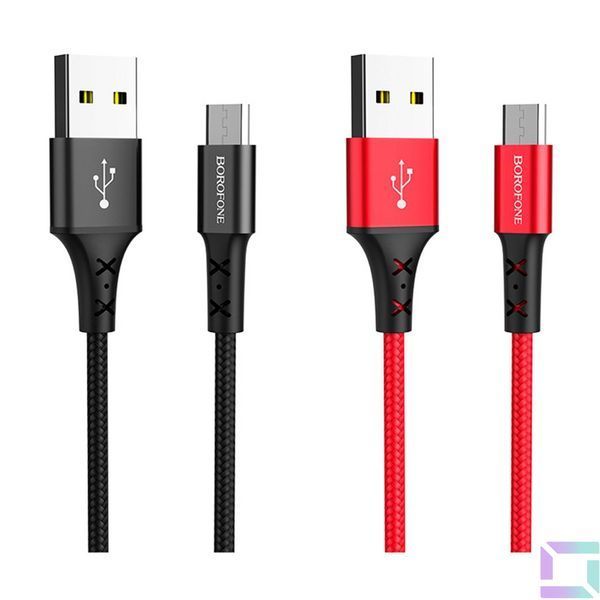Кабель USB Borofone BX20 Micro Чорний 6931474700797 фото
