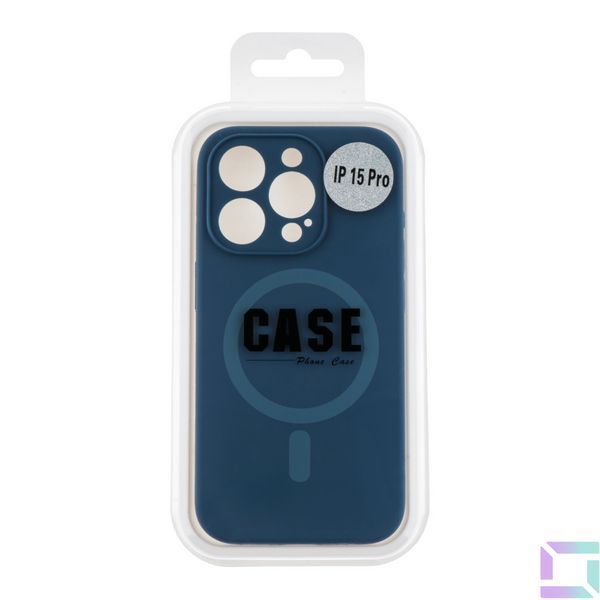 Чехол Glow Silicone Case Full Camera with Magsafe для iPhone 13 Pro Dark blue 2020000456230 фото