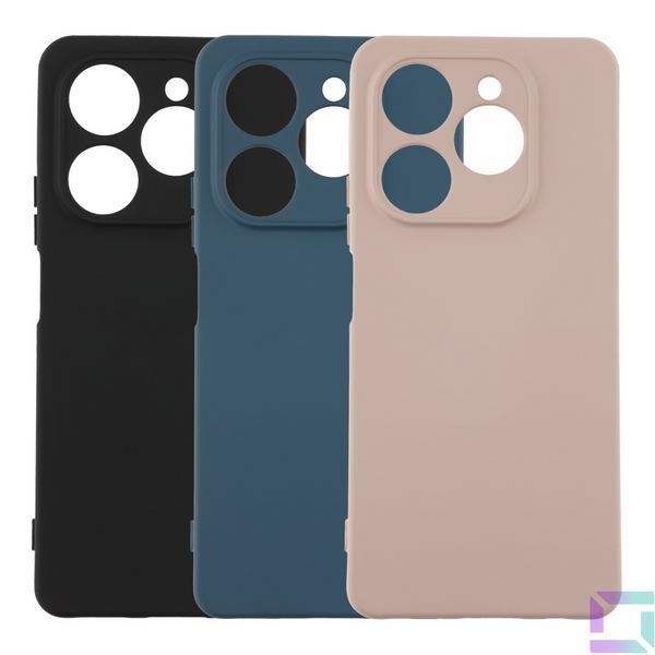 Чехол Silicone Cover Full Camera (A) для Tecno Spark 20 Pro (KJ6) 08.Dark Blue 2020000407058 фото