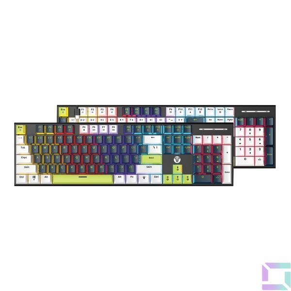 Клавіатура Ігрова FANTECH ATOM104S MK878S Mori Red Switch Синій 6977052250094 фото