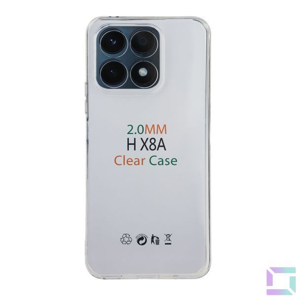 Чехол TPU Virgin Full Camera для Honor X8a Transparent 2020000391579 фото