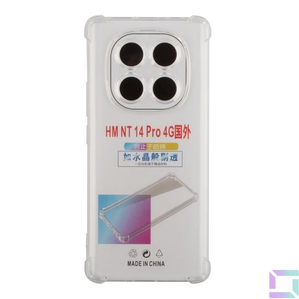 Чохол TPU Virgin Hard Full Camera для Xiaomi Redmi Note 14 Pro 4G Transparent 2020000480938 фото