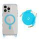 Чохол TPU+PC LanyardCase with MagSafe для iPhone 16 Pro Max Sky Blue 2020000476733 фото 1