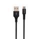 Кабель USB Borofone BX20 Micro Чорний 6931474700797 фото 1