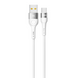 Кабель USB YOKI EXTRA YK-EX11 Type-C 3A 0.25m Бiлий 6907858579099 фото 2