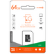 Карта Пам'яті T&G MicroSDXC 64gb UHS-1 10 Class Чорний 4711472587383 фото