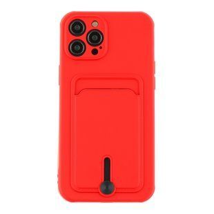Чехол TPU Colorfull Pocket Card для iPhone 12 Pro Max Red 2020000359166 фото