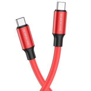 USB Borofone BX82 60W Type-C to Type-C Красный 6974443386271 фото