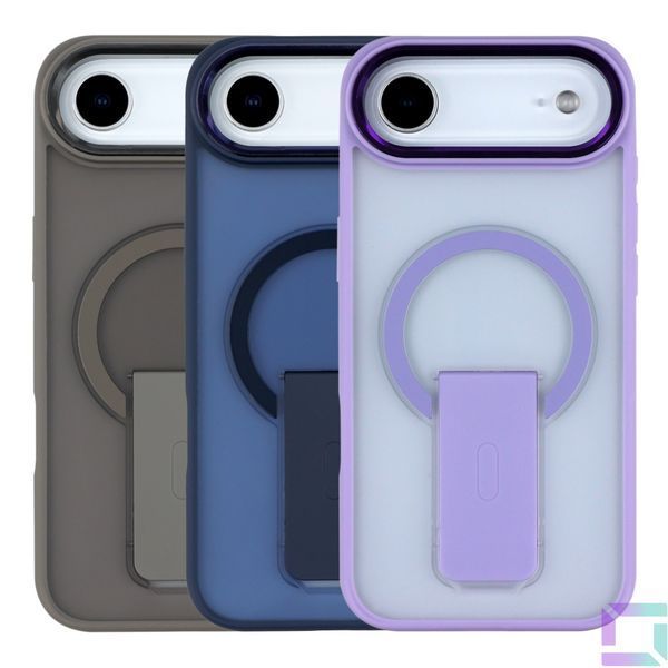 Чохол TPU+PC FlexGuard Magnetic Ring Stand для iPhone 17 Air Black 2020000500070 фото