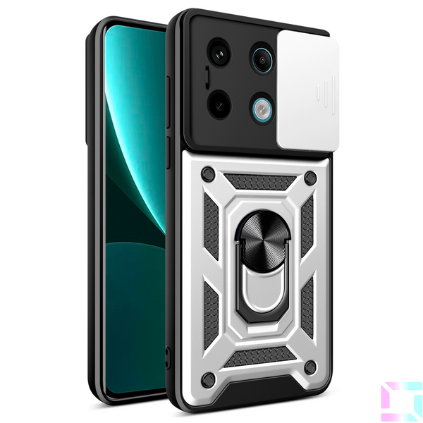 Чехол Armor Guard Shield для Xiaomi Redmi Note 13 Pro 5G/Poco X6 5G Silver 2020000410560 фото