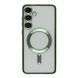 Чехол TPU Metallic Full Camera with Magsafe для Samsung Galaxy S24+ 5G (S926) Green 2020000401919 фото