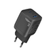 Сетевое Зарядное Устройство Yoki YK-GaN35PACB PowerGaN Type-C + USB PD&QC 35W Черный 6995987560040 фото
