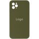 Чехол Silicone Case Full Size with Frame для iPhone 12 Pro Max Цвет 45.Army green 2020000204923 фото