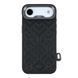 Чехол Kajsa Briquette Collection Rhombus with MagSafe для iPhone 17 Air Black O-Ring 2020000509431 фото 1
