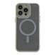 Чехол TPU+PC Magnetic Matte Camera Lens with Magsafe для iPhone 15 Pro Max Grey 2020000437550 фото