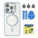 Чехол TPU+PC+Metal Stand Case with MagSafe and Camera Lenses для iPhone 14 Pro Max Blue 2020000407768 фото 1