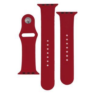 Ремінець для Apple Watch Band Silicone Two-Piece 42/44/45/49 mm Мята упаковка 31.China Red 2020000481324 фото