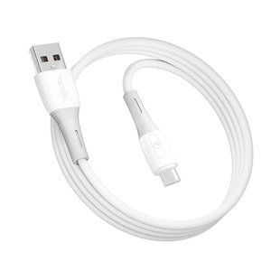 Кабель USB Ridea RC-SI35 SiliconePro Type-C 3A Бiлий 6908013800010 фото