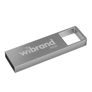 USB флеш-накопичувач Wibrand 16gb Shark Колір Срібло 4820124231588 фото